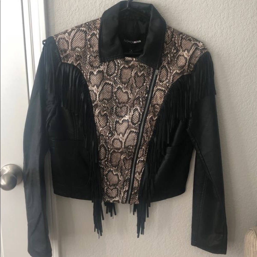 Leather jacket